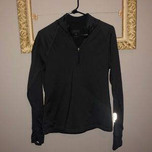 Athleta - woman’s (L) grey reflective quarter zip